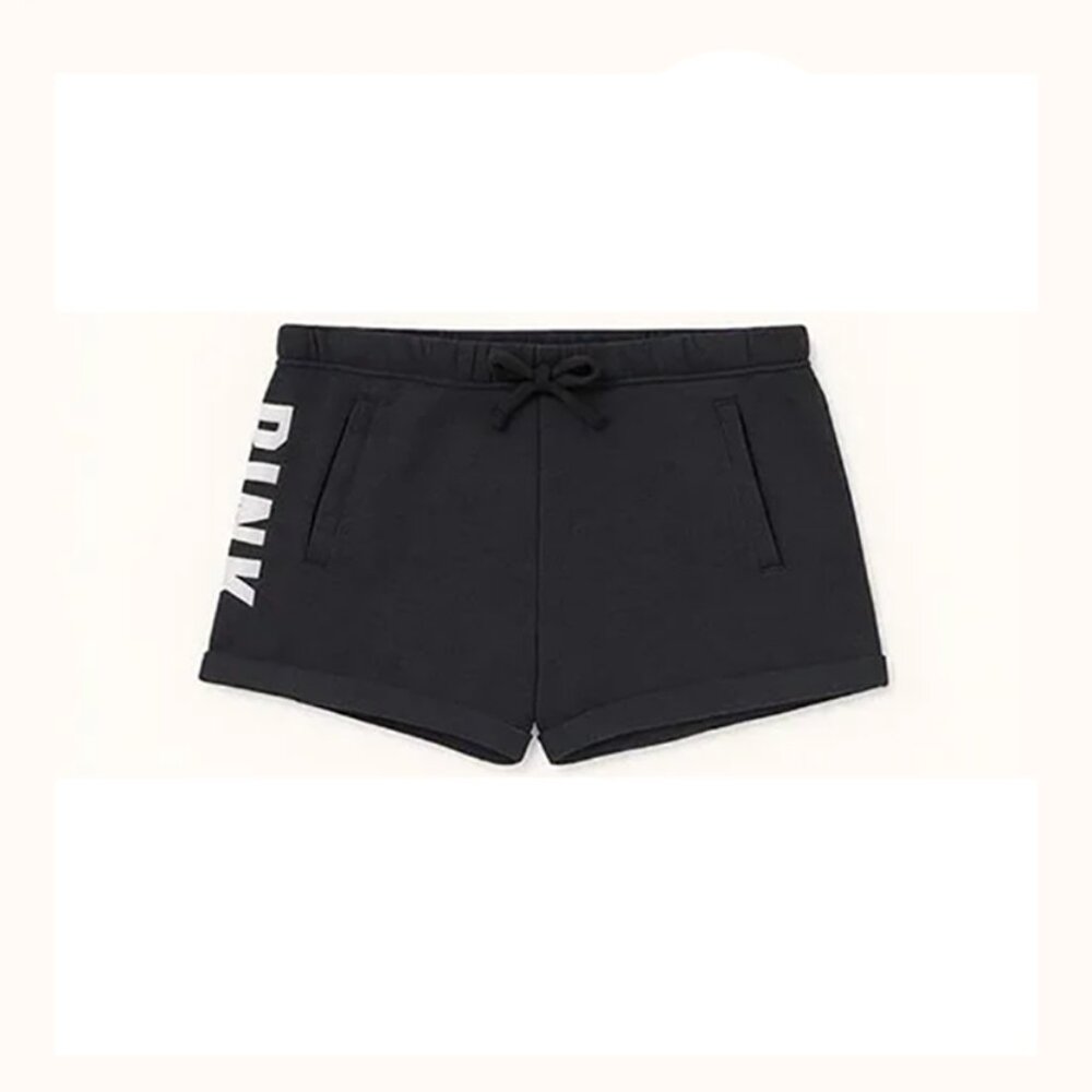Victoria's Secret PINK Distressed Sweat Shorts (Grey)